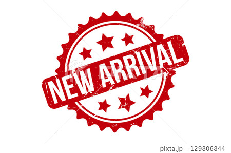New Arrival Rubber Stamp. Red New Arrival Rubber Grunge Stamp Seal Vector Illustration - Vector 129806844