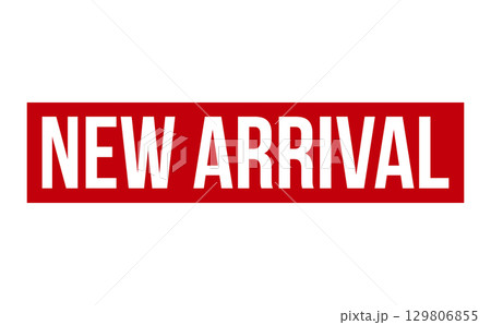 New Arrival Rubber Stamp. Red New Arrival Rubber Grunge Stamp Seal Vector Illustration - Vector 129806855