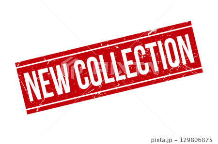 New Collection Rubber Stamp. Red New Collection Rubber Grunge Stamp Seal Vector Illustration - Vector 129806875