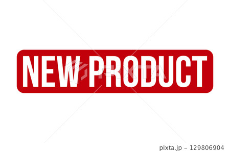 New Product Rubber Stamp. Red New Product Rubber Grunge Stamp Seal Vector Illustration - Vector 129806904