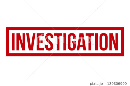 Investigation Rubber Stamp. Investigation Rubber Grunge Stamp Seal Vector Illustration - Vector 129806990