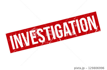 Investigation Rubber Stamp. Investigation Rubber Grunge Stamp Seal Vector Illustration - Vector 129806996