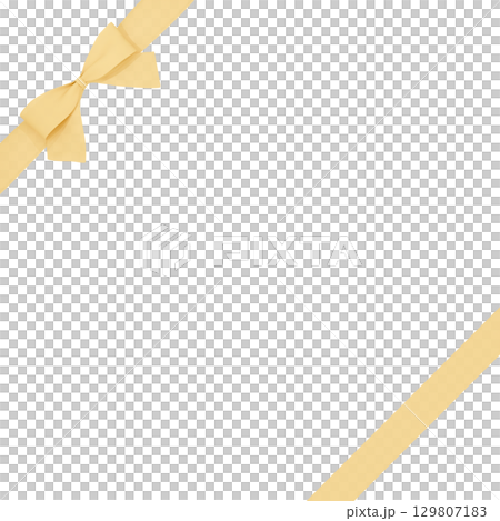 3D material_ribbon_yellow 129807183