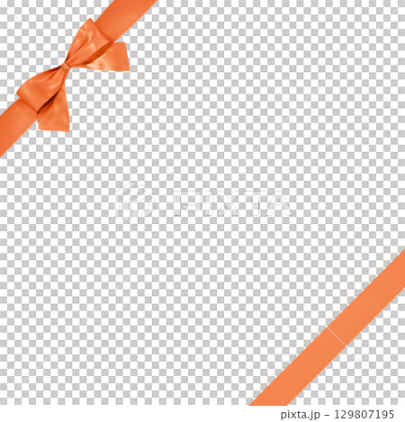 3D material_ribbon_orange 3D material_ribbon_orange 129807195