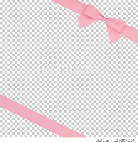 3D material_ribbon_pink 129807214