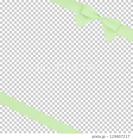 3D材質_絲帶_黃綠色 129807217