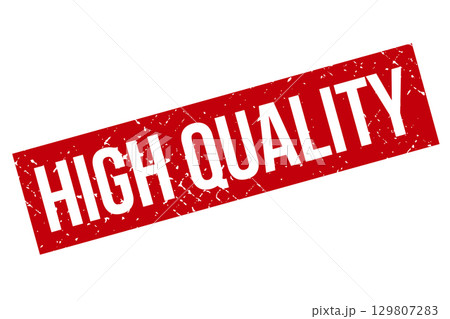 High Quality Grunge Rubber Stamp 129807283