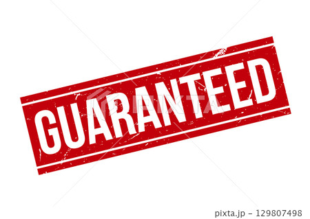 Guaranteed Grunge Rubber Stamp On White Background, Vector Illustration Guaranteed Grunge Rubber Stamp On White Background, Vector Illustration 129807498