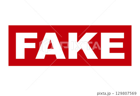 Fake Rubber Stamp Seal Vector Illustration Vector 129807569