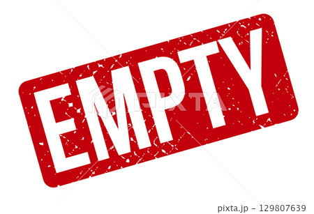 Empty Grunge Rubber Stamp On White Background,...のイラスト素材 [129807639 ...