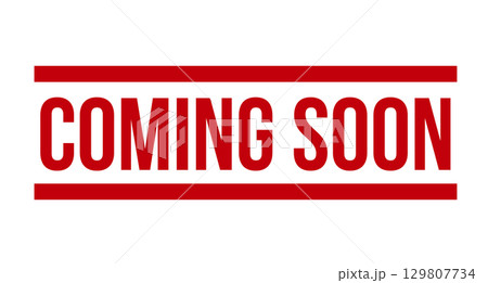 Coming Soon Rubber Stamp Isolated On White Background 129807734