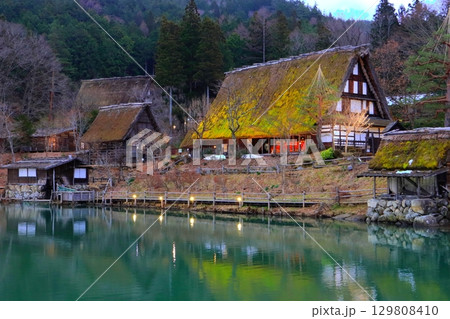 飛騨民芸村・飛騨の里(ライトアップ) 飛騨民芸村・飛騨の里(ライトアップ) 129808410