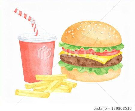 ハンバーガーセット ハンバーガーセット 129808530