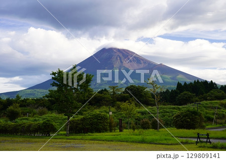 静岡県裾野市から望む夏の富士山 129809141