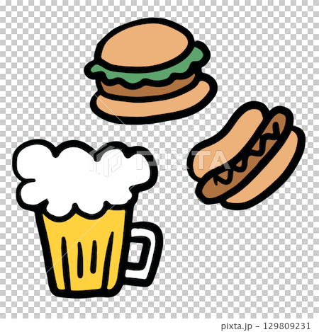 burger, fast food, food 129809231