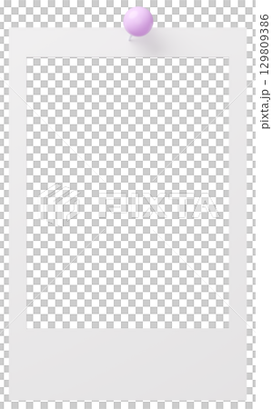 3D background material_thumbtack_photo 129809386