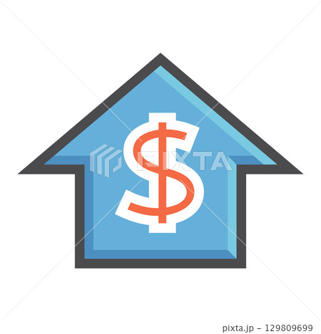 Real estate property vector icon design element. Real estate property vector icon design element. 129809699