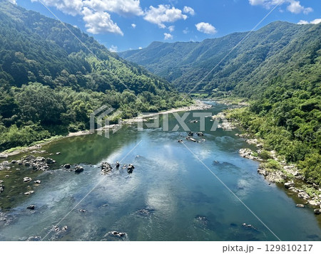 夏の四万十川 129810217