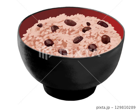 赤飯（黒赤椀） 129810289