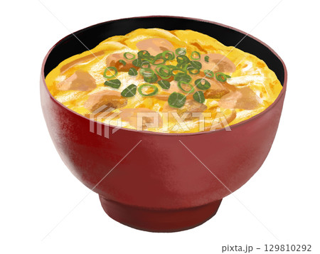 親子丼（赤黒椀） 129810292