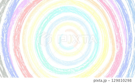 《AI画像》カラフルな渦巻きの背景素材 129810298