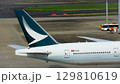 キャセイパシフィック航空機の垂直尾翼 129810619