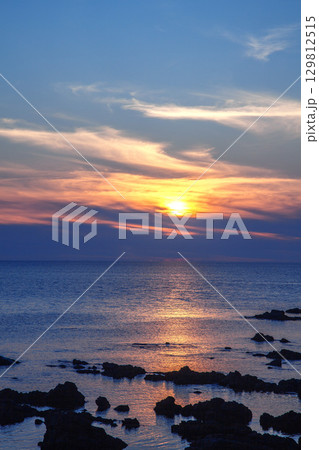 日本海夕景 日本海夕景 129812515