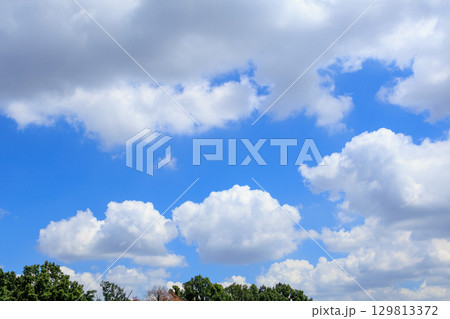 きれいな夏空 きれいな夏空 129813372