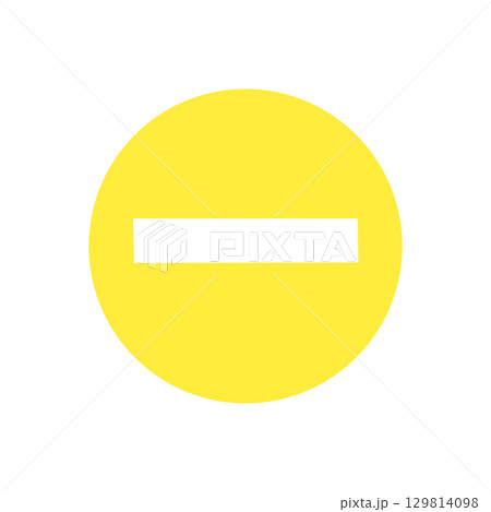 No Entry Icon/禁止マーク・進入禁止アイコン No Entry Icon/禁止マーク・進入禁止アイコン 129814098