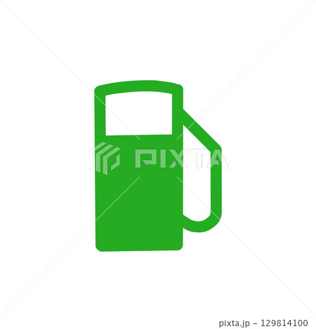 Gas Station Icon – Fuel Pump Symbol Silhouette Vec Gas Station Icon – Fuel Pump Symbol Silhouette Vec 129814100
