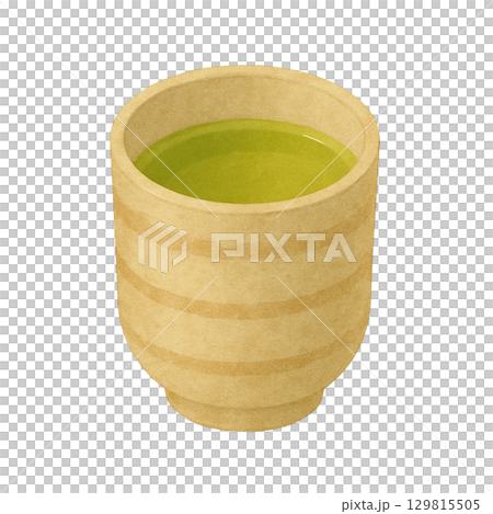 [Sushi] Tea illustration/Type 3 129815505