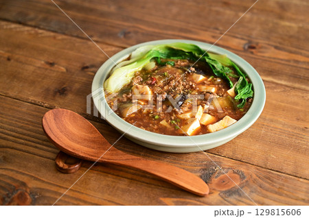 麻婆茄子豆腐 129815606