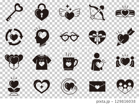 Heart icon 05 Heart icons Heart icon 05 Heart icons 129816038