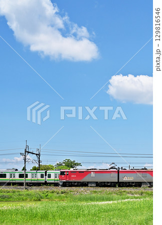 鉄道　JR貨物：東北本線　EH500-36　貨物レ　 129816546