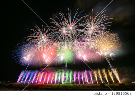 山梨県下最大級　日本トップクラスの花火大会　神明の花火 129816568