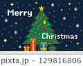 クリスマス　カード　ポスター 129816806