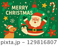クリスマス　カード　ポスター 129816807