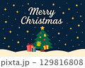 クリスマス　カード　ポスター 129816808