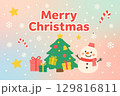 クリスマス　カード　ポスター 129816811