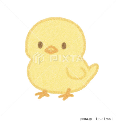 ひよこのイラスト 129817001