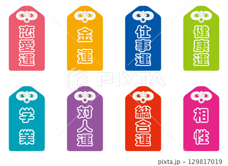 占いの鑑定メニューのアイコン　セット 129817019