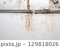 Flooding rainwater or floor heating systems, causing damage, peeling paint and mildew. 129818026