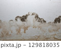 Flooding rainwater or floor heating systems, causing damage, peeling paint and mildew. 129818035