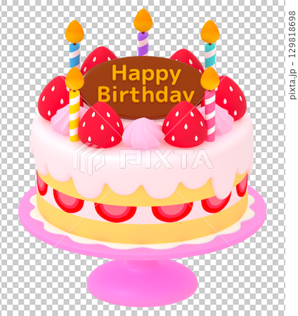 誕生日ケーキ 誕生日ケーキ 129818698