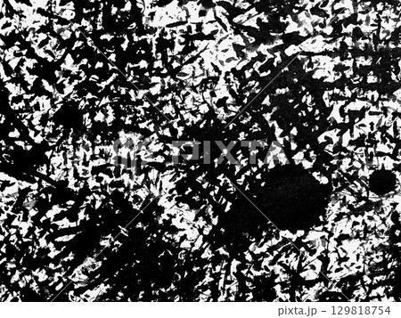 Abstract black and white texture with intricate patterns resembling natural elements in an artistic composition Abstract black and white texture with intricate patterns resembling natural elements in an artistic composition 129818754