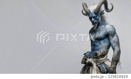 物思いにふける青鬼のポートレート 物思いにふける青鬼のポートレート 129818929