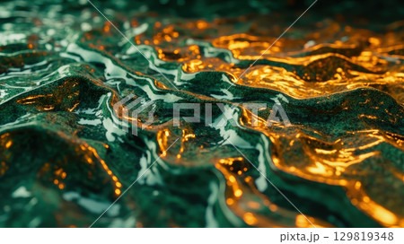 In a captivating display of fluid patterns, shimmering colors dance across a reflective surface, highlighting the interplay of light and texture during nighttime moments In a captivating display of fluid patterns, shimmering colors dance across a reflective surface, highlighting the interplay of light and texture during nighttime moments 129819348