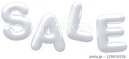 3D画像_風船_SALE_シルバー 129819556