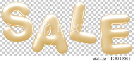 3D圖片_氣球_促銷_黃色 3D圖片_氣球_促銷_黃色 129819562