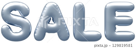 3D画像_風船_SALE_シルバー 129819581